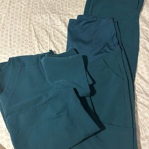 Caribbean Blue Maternity Scrubs